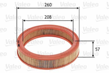 Gaisa filtrs VALEO 585686 1