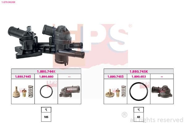 Termostats, Dzesēšanas šķidrums EPS 1.879.962KK 1