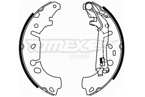 Bremžu loku komplekts TOMEX Brakes TX 21-85 1