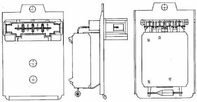 Rezistors, Salona ventilators MAHLE ABR 18 000P 2