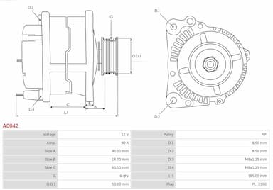 Ģenerators AS-PL A0042 5