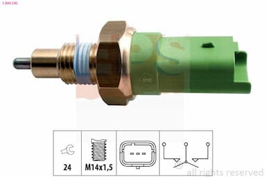 Slēdzis, Atpakaļgaitas signāla lukturis EPS 1.860.245 1