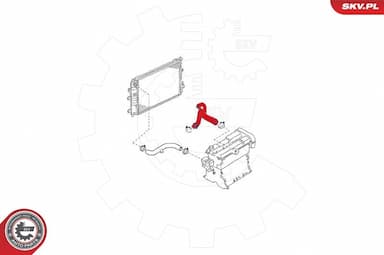 Radiatora cauruļvads ESEN SKV 24SKV316 4