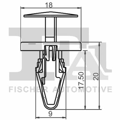 Moldings/aizsarguzlika FA1 87-20002.10 2