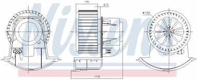 Salona ventilators NISSENS 87272 6