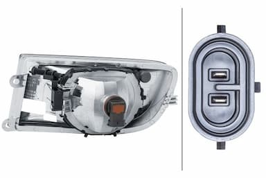 Miglas lukturis HELLA 1N0 354 017-041 2