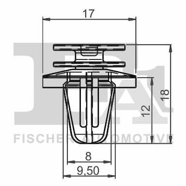 Moldings/aizsarguzlika FA1 14-40018.25 1