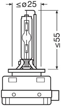 Kvēlspuldze ams-OSRAM 66340-1HB 3