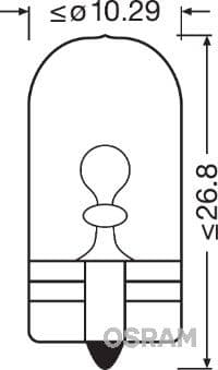 Kvēlspuldze ams-OSRAM 2825-02B 3