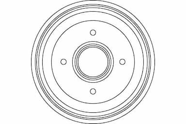 Bremžu trumulis TRW DB4066 2