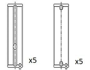 Kloķvārpstas gultnis FAI AutoParts BM1034-025 1