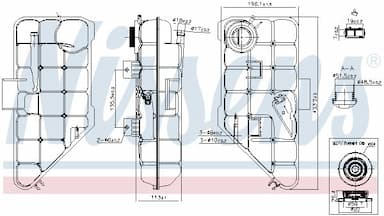 Kompensācijas tvertne, Dzesēšanas šķidrums NISSENS 996182 7