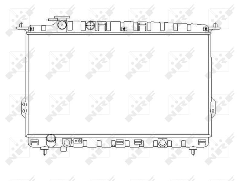 Radiators, Motora dzesēšanas sistēma NRF 53642 1