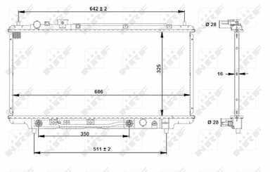 Radiators, Motora dzesēšanas sistēma NRF 53519 1