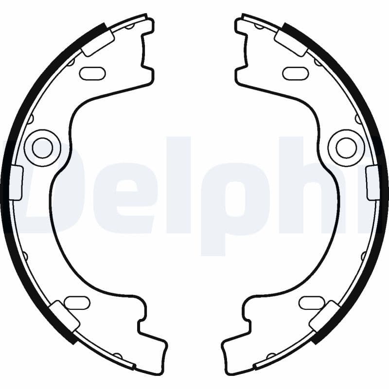 Bremžu loku kompl., Stāvbremze DELPHI LS2012 1