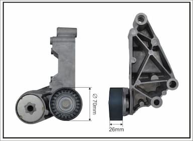 Spriegotājsvira, Ķīļrievu siksna CAFFARO 100188SP 1