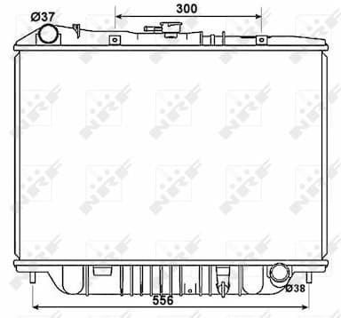 Radiators, Motora dzesēšanas sistēma NRF 53517 1