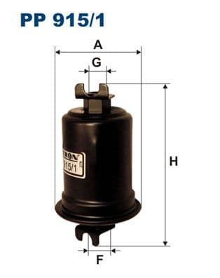 Degvielas filtrs FILTRON PP 915/1 1