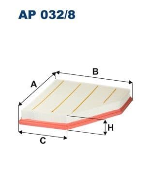 Gaisa filtrs FILTRON AP 032/8 1