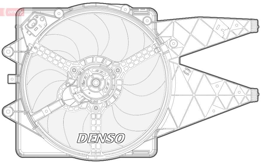 Ventilators, Motora dzesēšanas sistēma DENSO DER09092 1