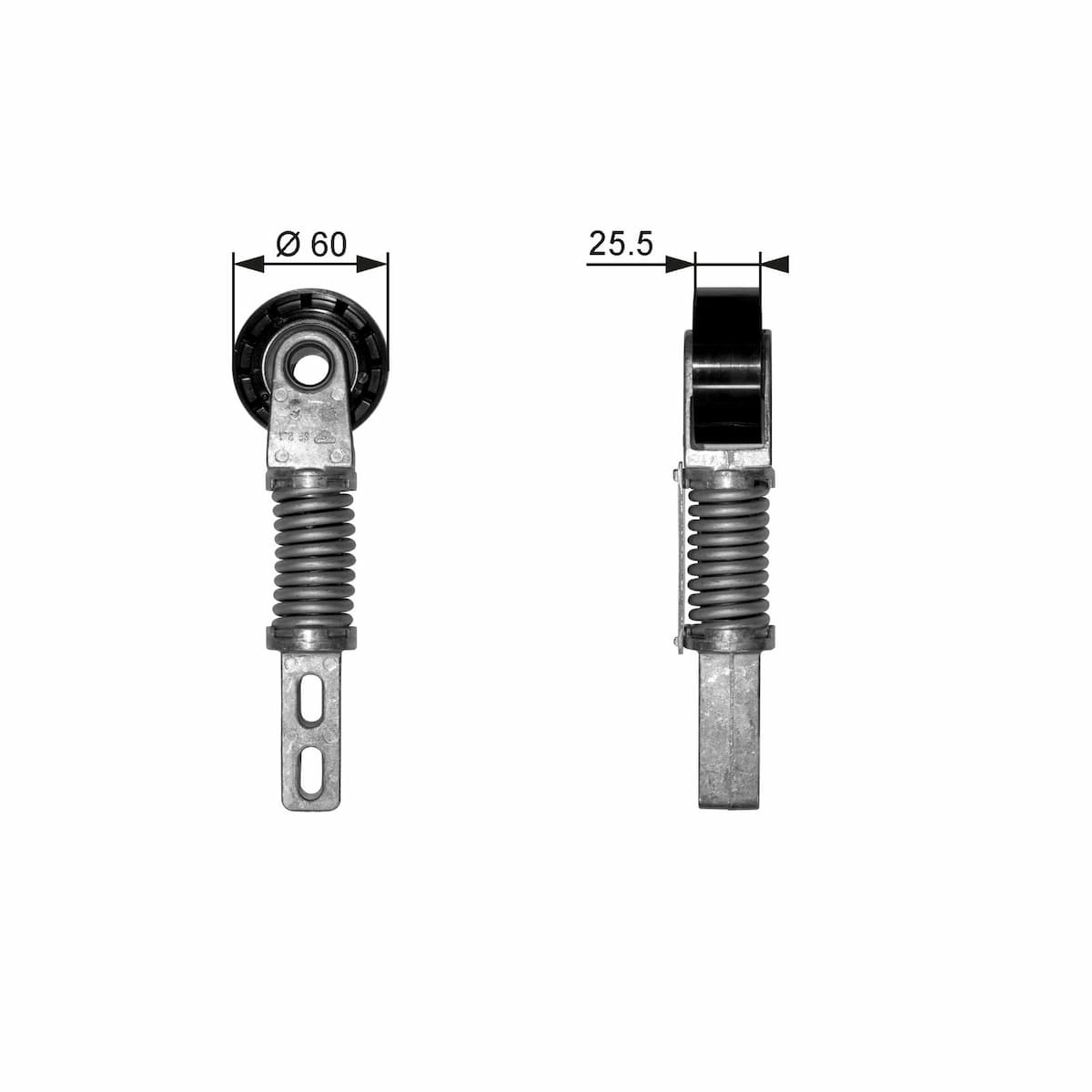 Siksnas spriegotājs, Ķīļsiksna GATES T38355 1