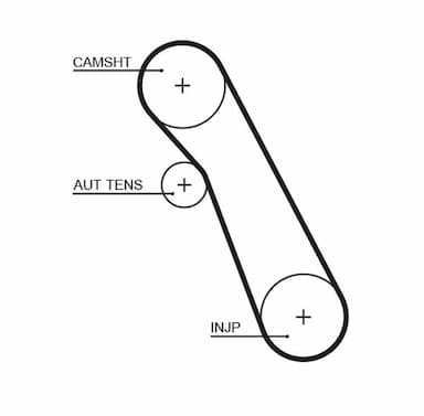 Ūdenssūknis + Zobsiksnas komplekts GATES KP15541XS 2