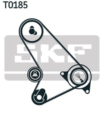 Zobsiksnas komplekts SKF VKMA 04304 2