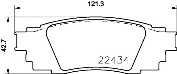 Bremžu uzliku kompl., Disku bremzes BREMBO P 83 160 1