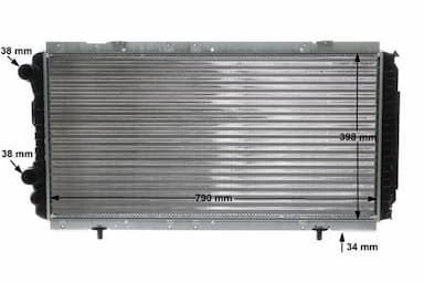 Radiators, Motora dzesēšanas sistēma MAHLE CR 33 000S 11