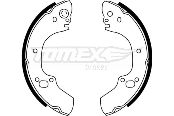 Bremžu loku komplekts TOMEX Brakes TX 22-88 1