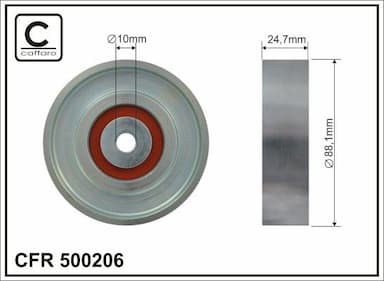 Parazīt-/Vadrullītis, Ķīļrievu siksna CAFFARO 500206 1