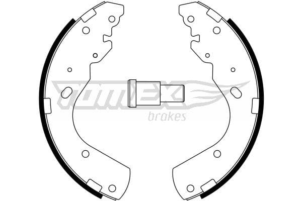 Bremžu loku komplekts TOMEX Brakes TX 23-44 1