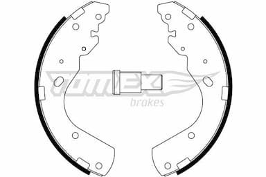 Bremžu loku komplekts TOMEX Brakes TX 23-44 1