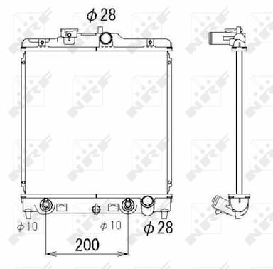 Radiators, Motora dzesēšanas sistēma NRF 536355 1