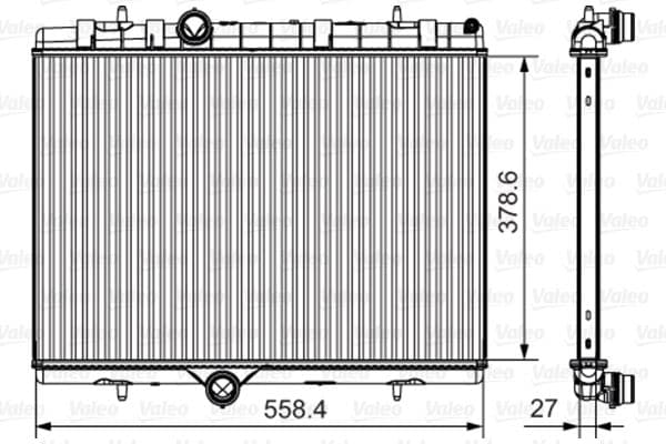 Radiators, Motora dzesēšanas sistēma VALEO 735630 1