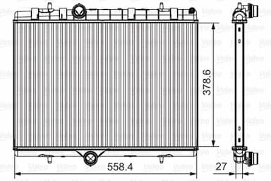 Radiators, Motora dzesēšanas sistēma VALEO 735630 1