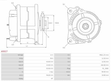 Ģenerators AS-PL A5017 6