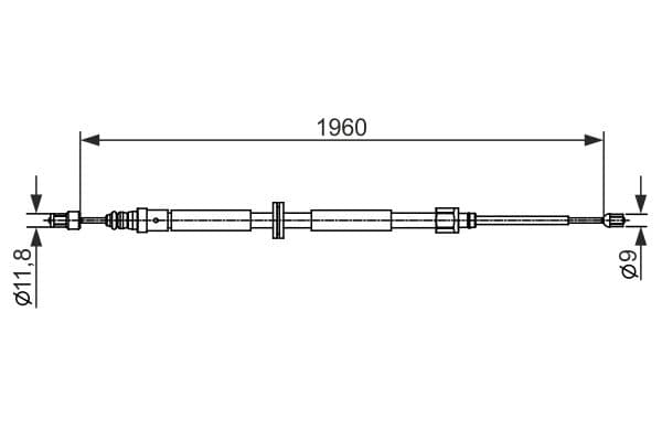 Trose, Stāvbremžu sistēma BOSCH 1 987 482 432 1