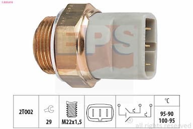 Termoslēdzis, Radiatora ventilators EPS 1.850.616 1