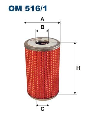 Eļļas filtrs FILTRON OM 516/1 1