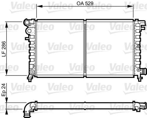 Radiators, Motora dzesēšanas sistēma VALEO 731530 1