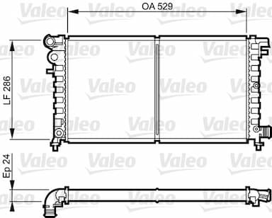 Radiators, Motora dzesēšanas sistēma VALEO 731530 1