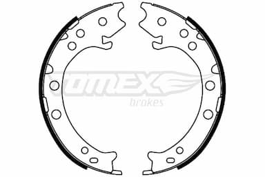 Bremžu loku komplekts TOMEX Brakes TX 22-52 1