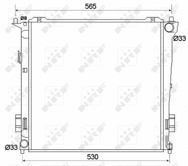 Radiators, Motora dzesēšanas sistēma NRF 53109 1