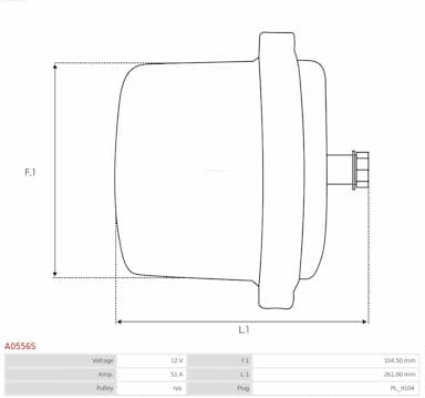 Ģenerators AS-PL A0556S 5