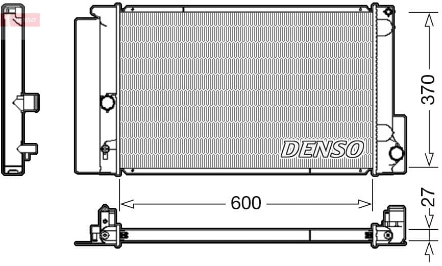 Radiators, Motora dzesēšanas sistēma DENSO DRM50087 1