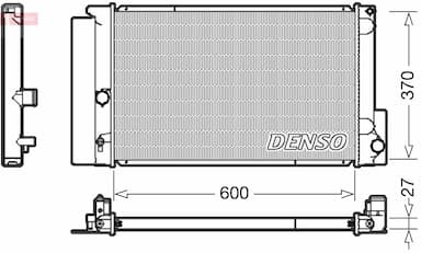 Radiators, Motora dzesēšanas sistēma DENSO DRM50087 1