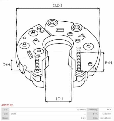 Taisngriezis, Ģenerators AS-PL ARC0192 3