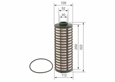 Eļļas filtrs BOSCH F 026 407 286 5