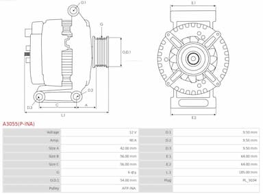 Ģenerators AS-PL A3055(P-INA) 5